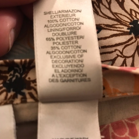 Villager By Liz Claiborne Floral Skirt Size 8 - Picture 4 of 7